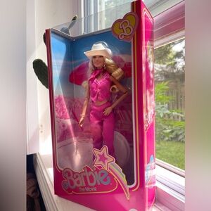 Barbie Movie Collectible | Margot Robbie as Barbie in Pink Western Outfit